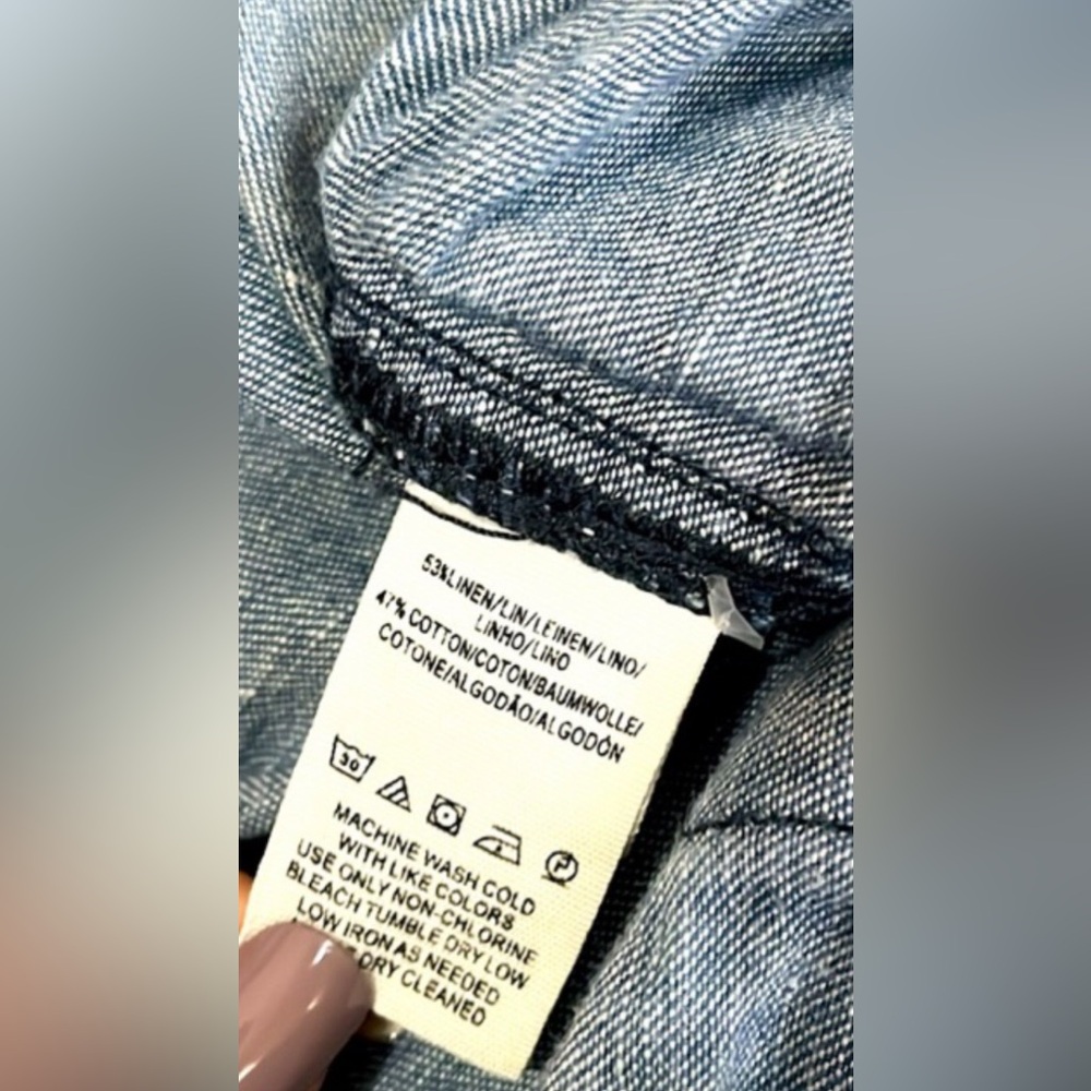 Free People Patterned Blue Jeans | size 27 | EUC - Picture 3 of 7